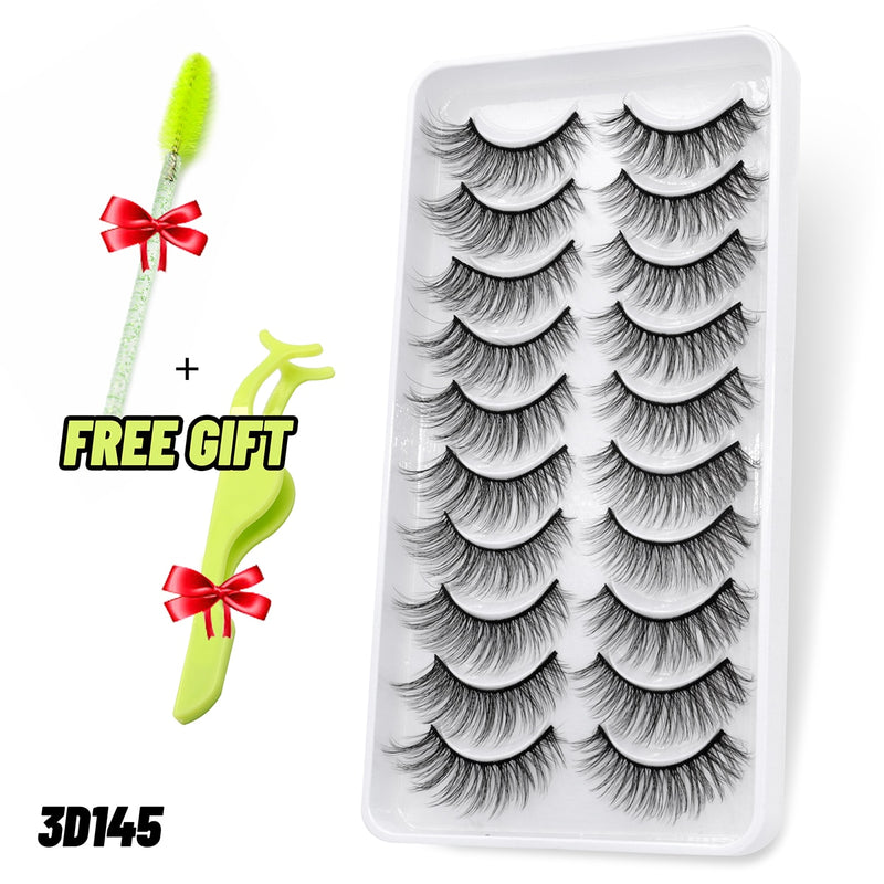 Load image into Gallery viewer, 3D eyelashes are reusable, long and beautifully shaped
