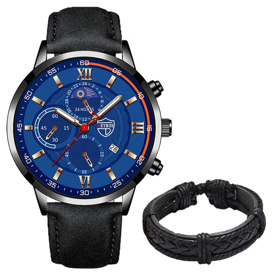 Luxury men's watches, sports, leather Sora 12_colors