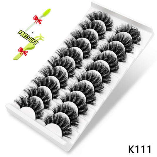 3D eyelashes are reusable, long and beautifully shaped