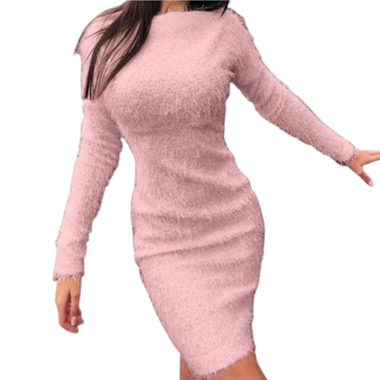 sexy women dress Long dress.. with long sleeves turtleneck suitable for work