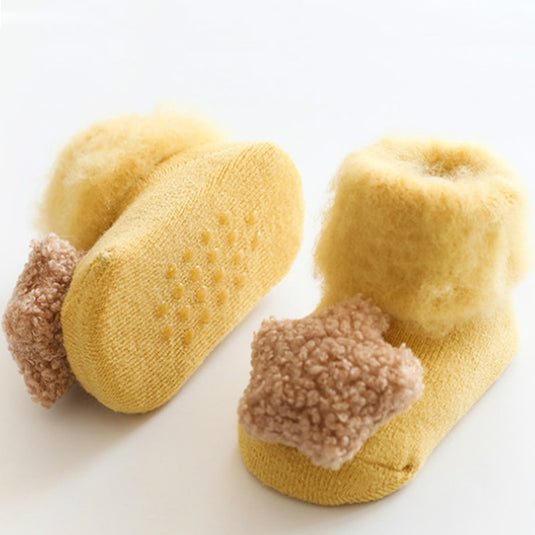 Cute socks for children, suitable for walking on the floor. Warm, size: (0m_6m)_(7m_18m)