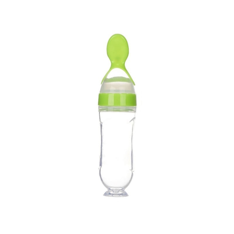 Load image into Gallery viewer, Kids, plastic spoon with dropper To feed the infants, and facilitate the handling of the child There: 11_color
