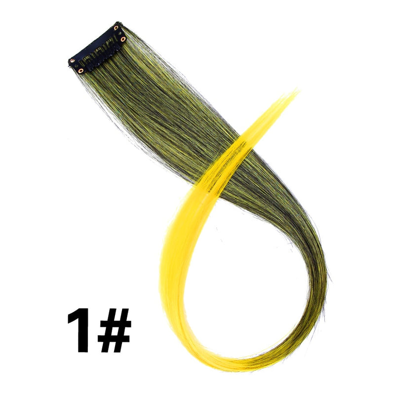 Load image into Gallery viewer, Synthetic Hair Extensions For Hair Extension soft joints all the colors
