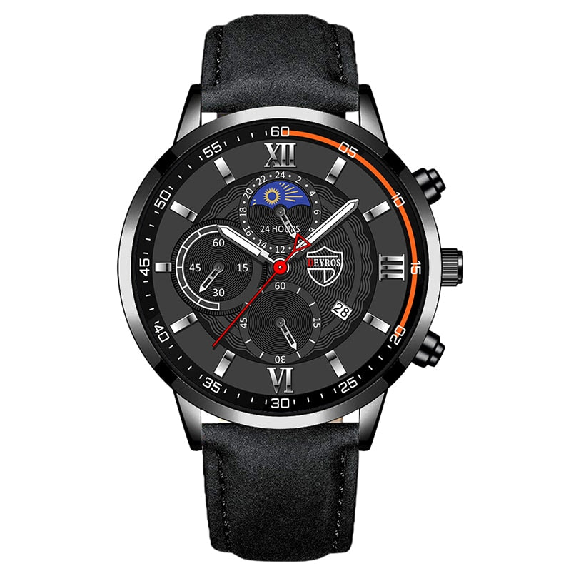 Load image into Gallery viewer, Luxury men's watches, sports, leather Sora 12_colors
