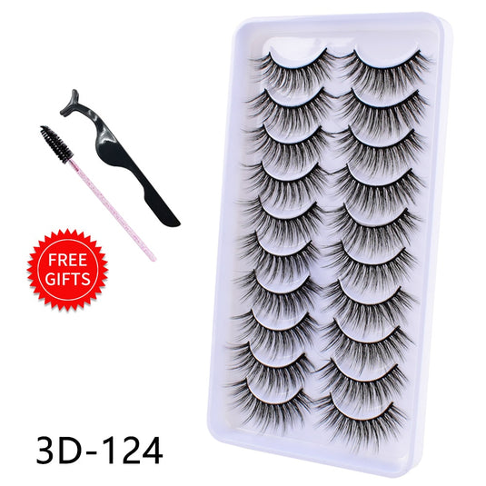5/10 Pairs 3D Mink Lashes Dramatic Natural Lashes
