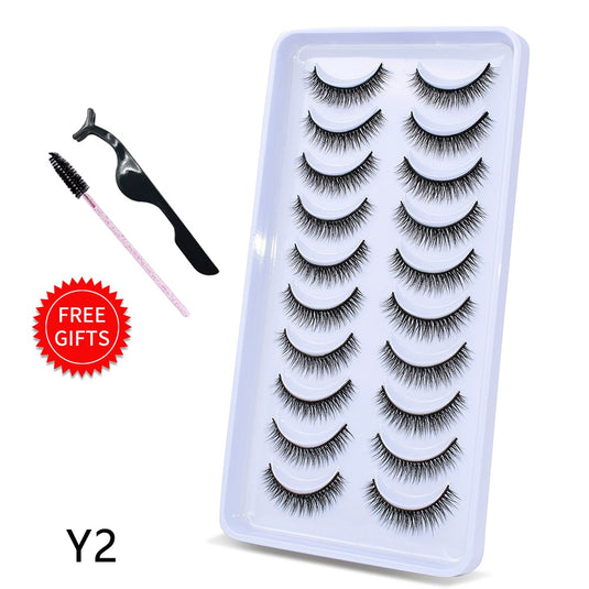 5/10 Pairs 3D Mink Lashes Dramatic Natural Lashes