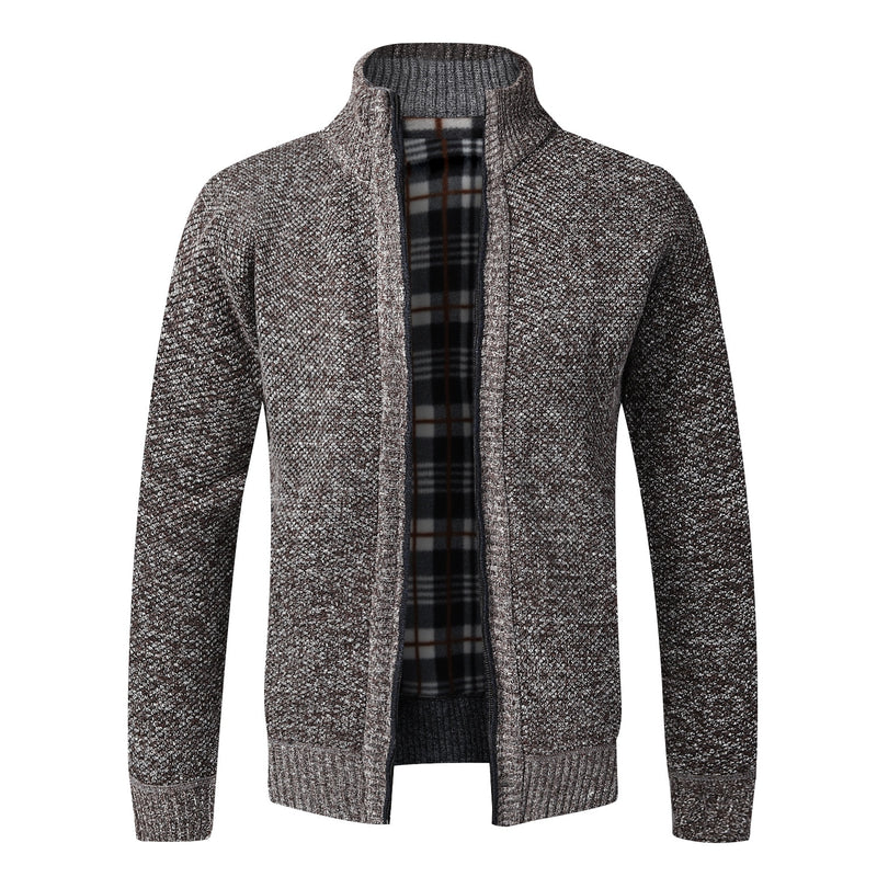 Load image into Gallery viewer, Men's elegant winter jacket, fleece, zipper, 8_colors
