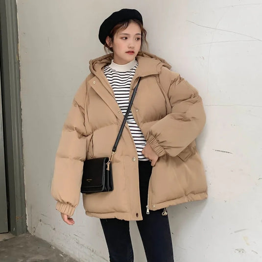 A very beautiful bomber jacket suitable for winter and snow days