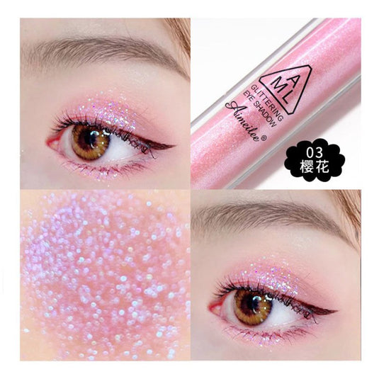 Glitter eyeshadow pencil, great colors, waterproof and long lasting