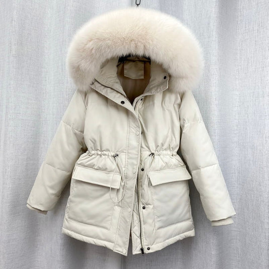 2022 jacket lined with soft fur, elegant shape and high quality