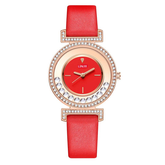 A wonderful simple women's watch and a new design of diamonds