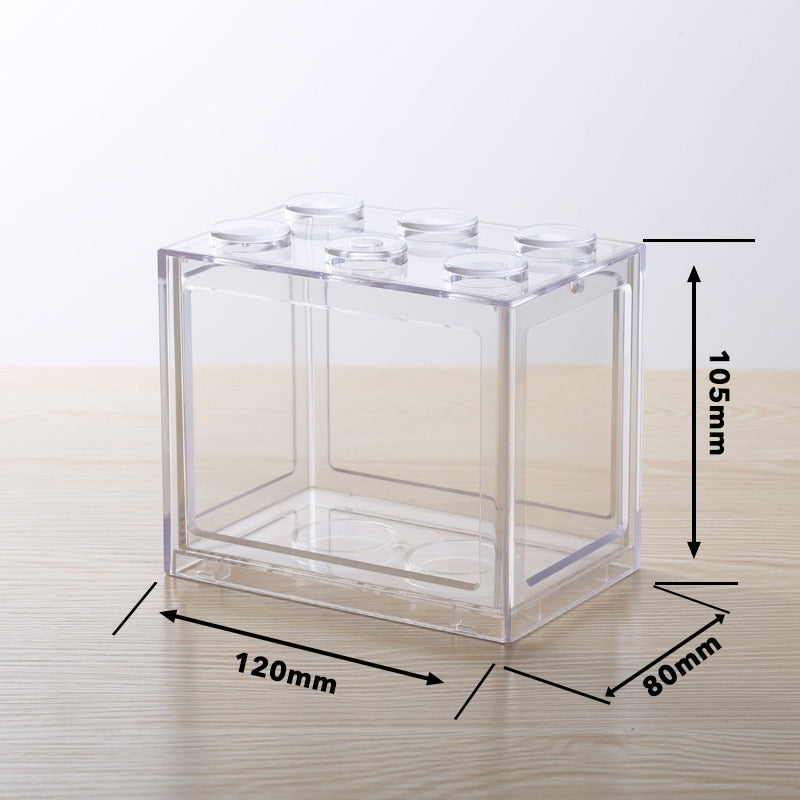 Load image into Gallery viewer, Basins in the form of logo cubes small and stacked on top of each other Breeding fish, spiders. reptile 4 colors

