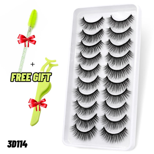 3D eyelashes are reusable, long and beautifully shaped