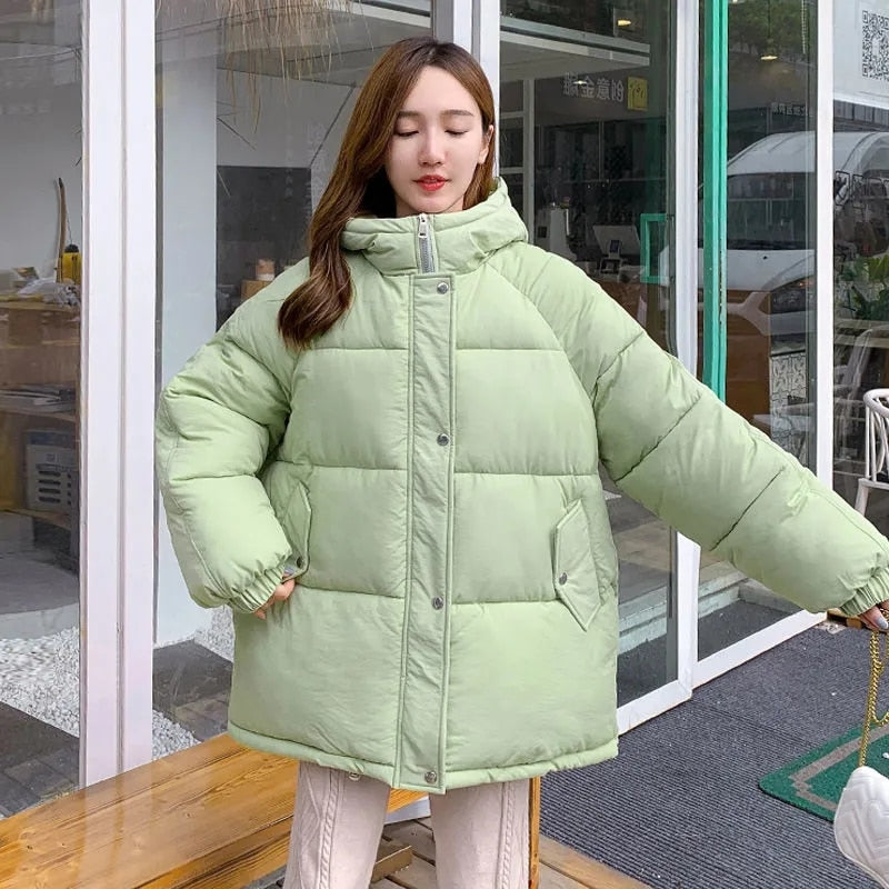 Load image into Gallery viewer, A very beautiful bomber jacket suitable for winter and snow days
