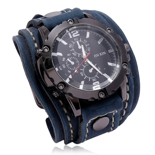 Jessingshow 2022 Luxury Men's Watch Leather bracelet, stainless steel 20_color