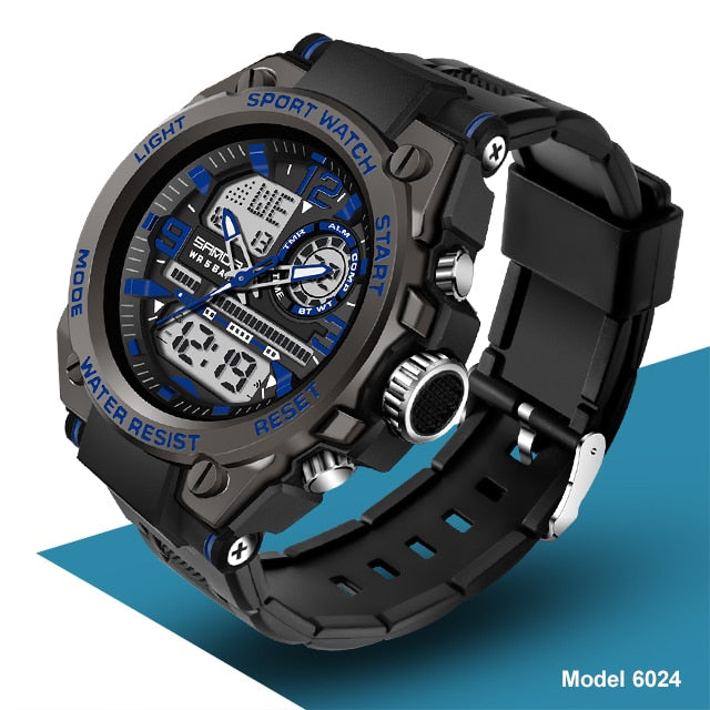 Load image into Gallery viewer, SANDA 2022 Men's Watches Top Brand, Sport Watch, Water Resistant 10_colors
