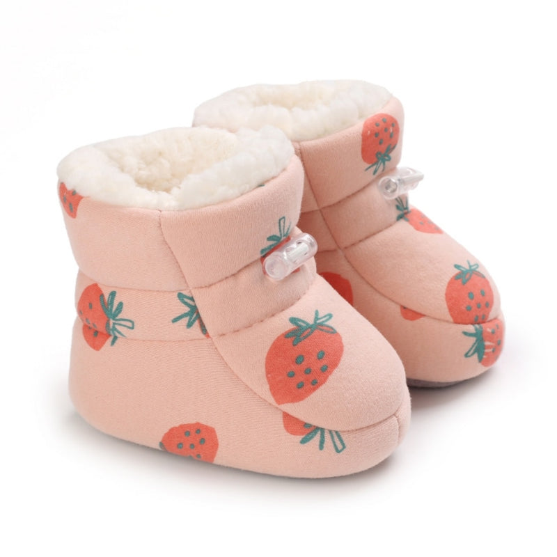 Load image into Gallery viewer, Newborn baby shoes. From the age of 18m_0m warm for winter
