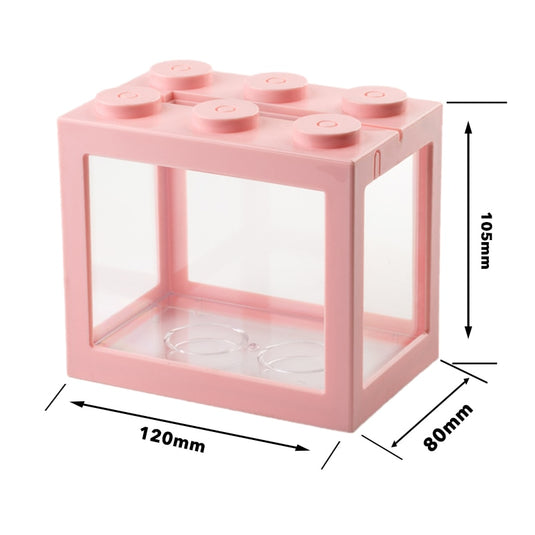 Basins in the form of logo cubes small and stacked on top of each other Breeding fish, spiders. reptile 4 colors