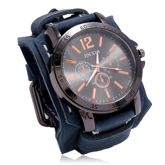 Jessingshow 2022 Luxury Men's Watch Leather bracelet, stainless steel 20_color