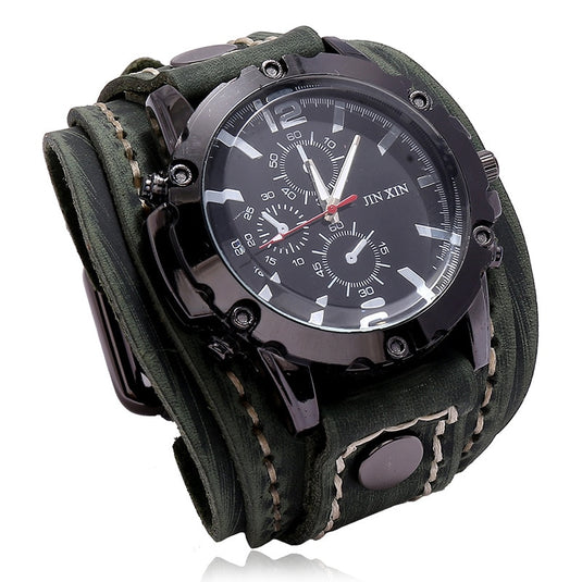 Jessingshow 2022 Luxury Men's Watch Leather bracelet, stainless steel 20_color