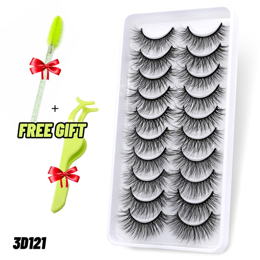 3D eyelashes are reusable, long and beautifully shaped