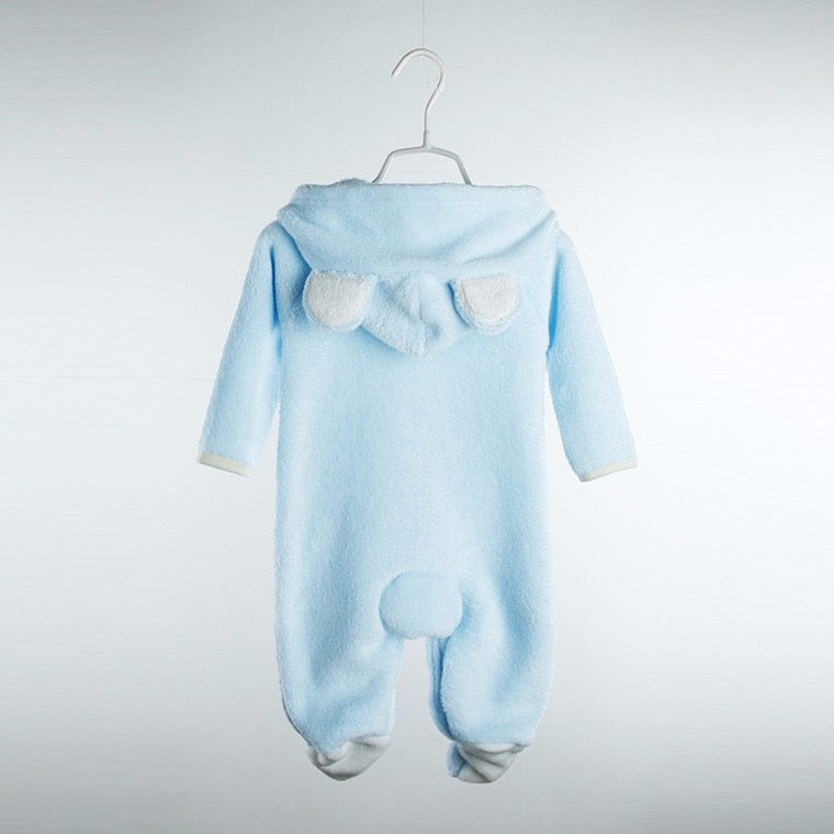 Load image into Gallery viewer, Cute animal rompers for newborn baby , warm for winter , cotton , 5_colors
