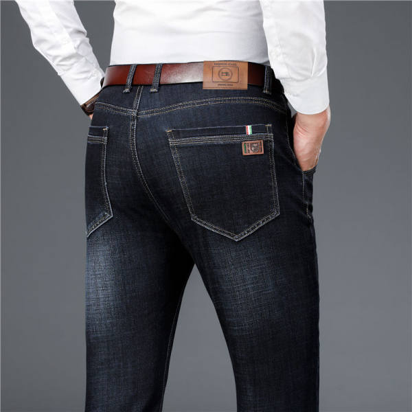 Load image into Gallery viewer, Men's Classic Relaxed Fit Flex Jean 2022 New Men Autumn Winter High waist

