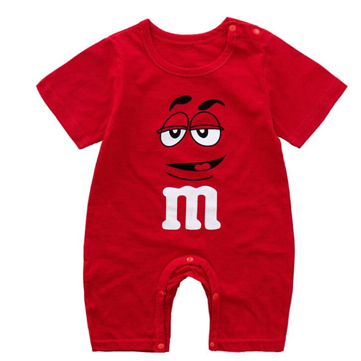 Load image into Gallery viewer, Baby summer clothes, short, one piece, cute picture, all colors
