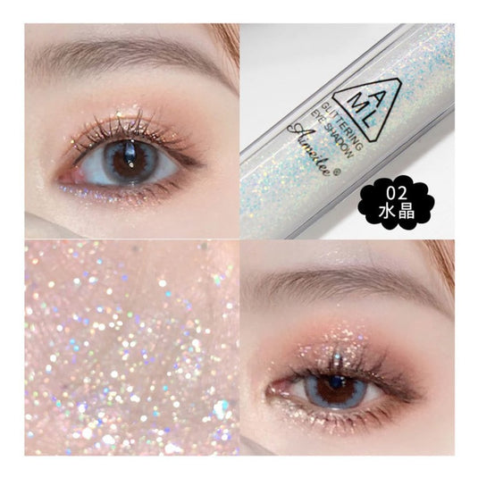 Glitter eyeshadow pencil, great colors, waterproof and long lasting