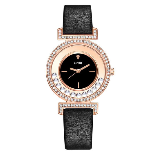 A wonderful simple women's watch and a new design of diamonds