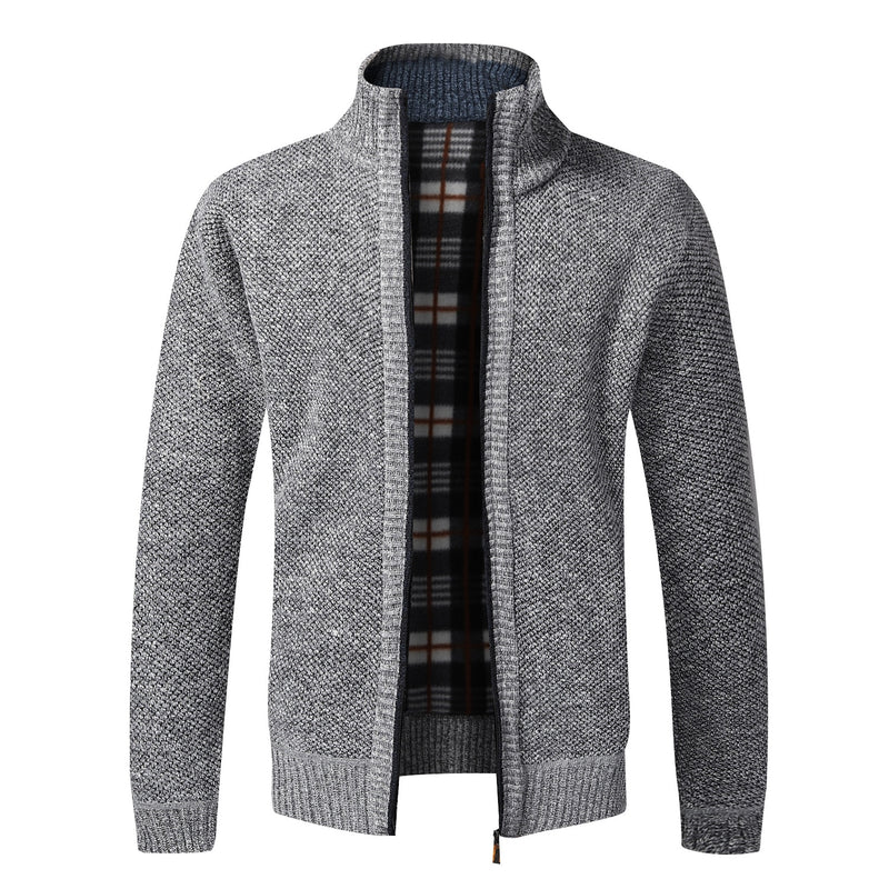 Load image into Gallery viewer, Men's elegant winter jacket, fleece, zipper, 8_colors

