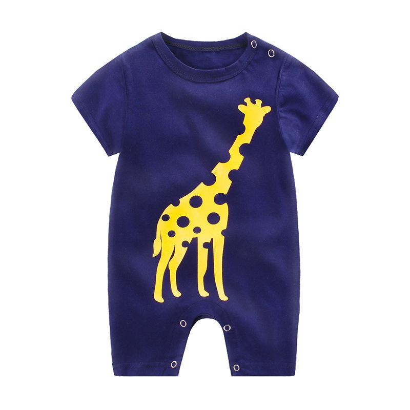 Load image into Gallery viewer, Baby summer clothes, short, one piece, cute picture, all colors
