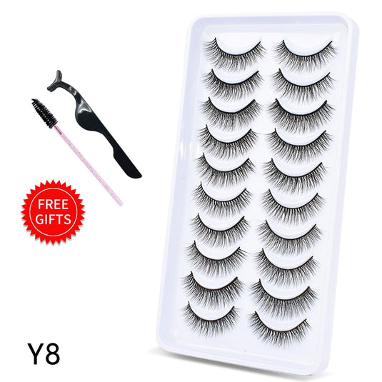 5/10 Pairs 3D Mink Lashes Dramatic Natural Lashes