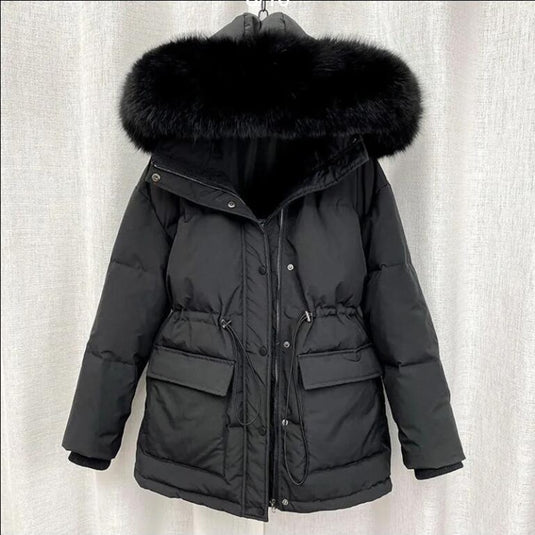 2022 jacket lined with soft fur, elegant shape and high quality