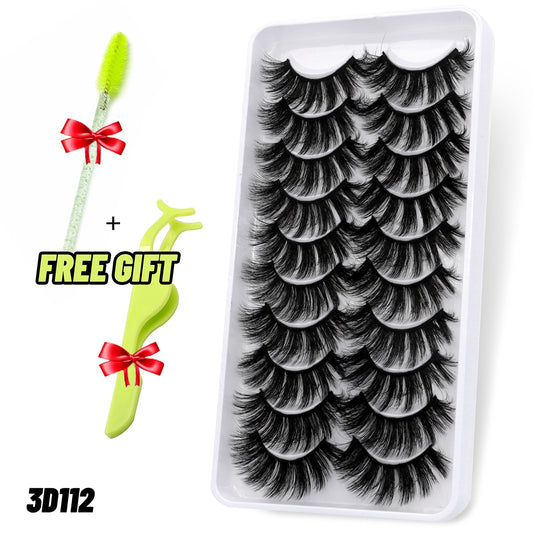 3D eyelashes are reusable, long and beautifully shaped