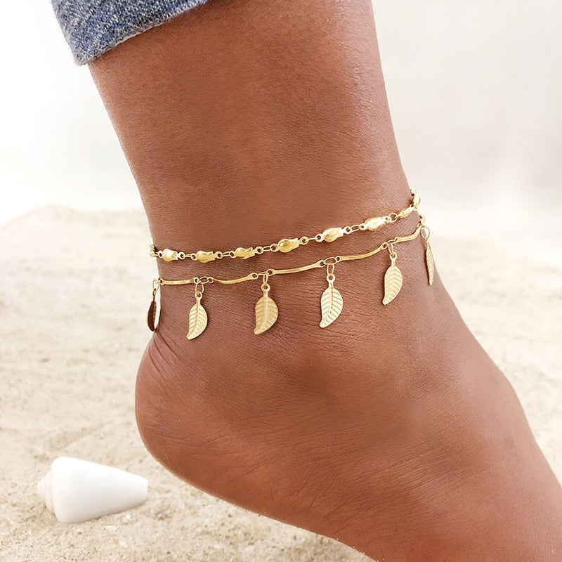 Load image into Gallery viewer, Stainless steel anklet for the beach and summer days
