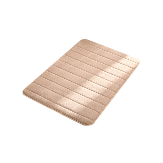 Coral fleece bath rug Non-slip and water absorbent washable 10-colors