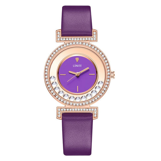 A wonderful simple women's watch and a new design of diamonds
