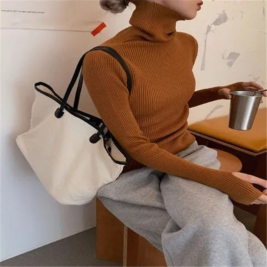 Beautiful and soft women's sweater warm for winter Long and round neck.. neck warmer 9_colors
