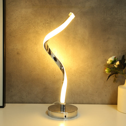 led desk lamps, Threaded shape, for office and home decorations. Various shapes