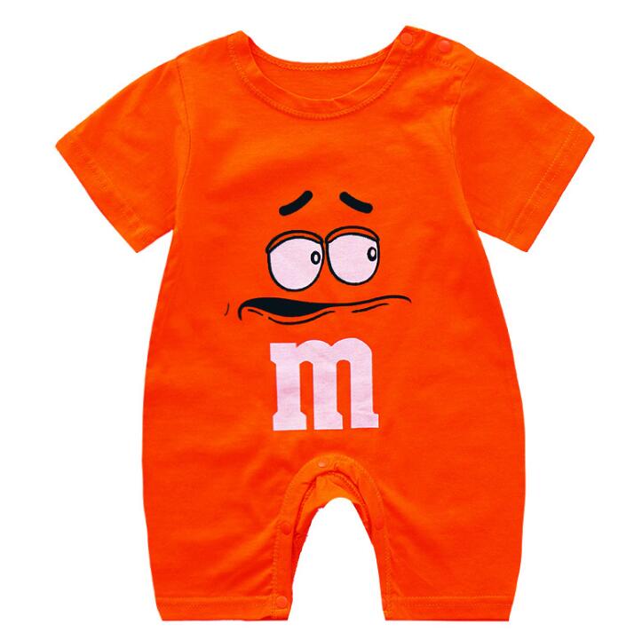 Load image into Gallery viewer, Baby summer clothes, short, one piece, cute picture, all colors

