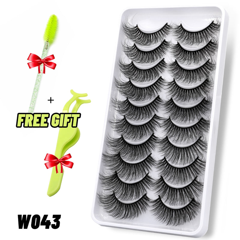 Load image into Gallery viewer, 3D eyelashes are reusable, long and beautifully shaped
