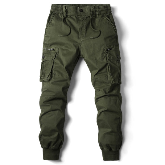 Cotton pants for men, military style, practical, 8_colors