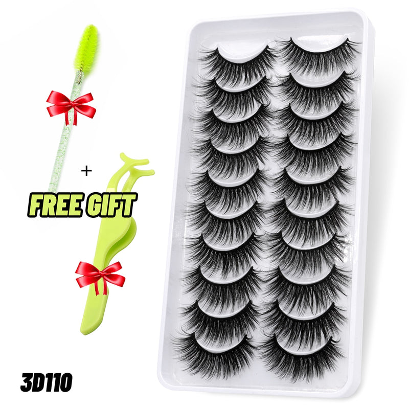 Load image into Gallery viewer, 3D eyelashes are reusable, long and beautifully shaped
