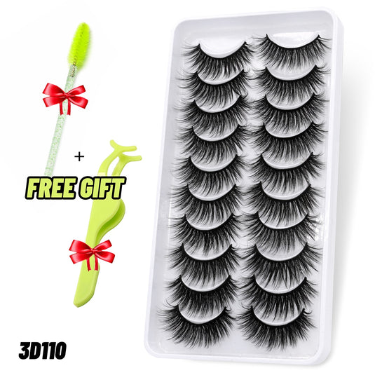 3D eyelashes are reusable, long and beautifully shaped