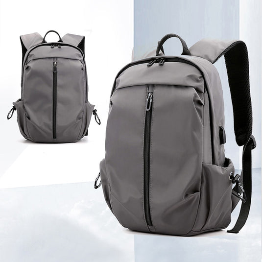 Men's Sports Back bag Used for university and school usb connection for charging 3_colors