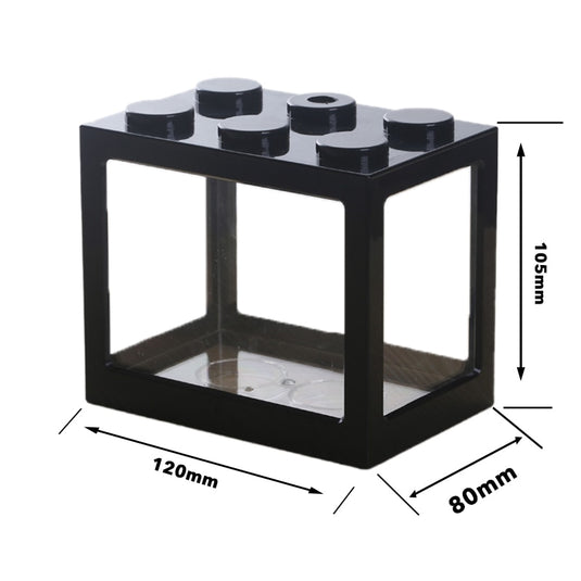 Basins in the form of logo cubes small and stacked on top of each other Breeding fish, spiders. reptile 4 colors