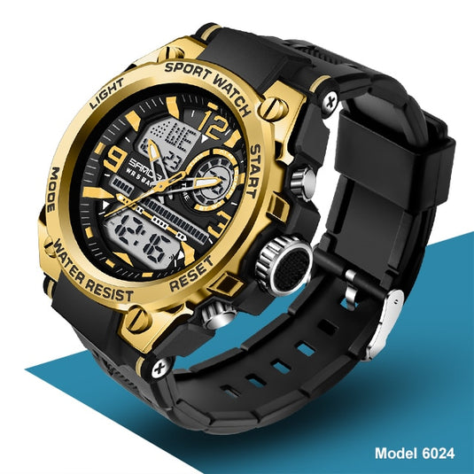 SANDA 2022 Men's Watches Top Brand, Sport Watch, Water Resistant 10_colors