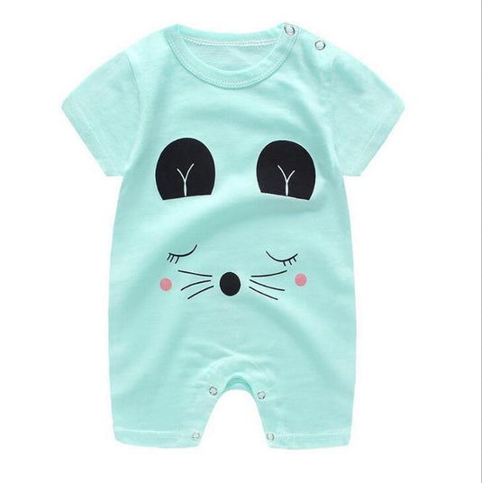 Baby summer clothes, short, one piece, cute picture, all colors