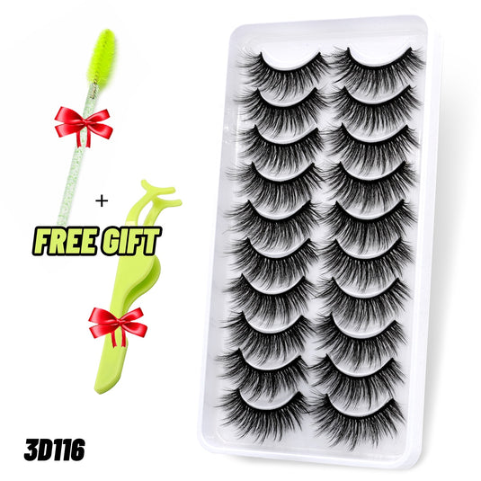 3D eyelashes are reusable, long and beautifully shaped